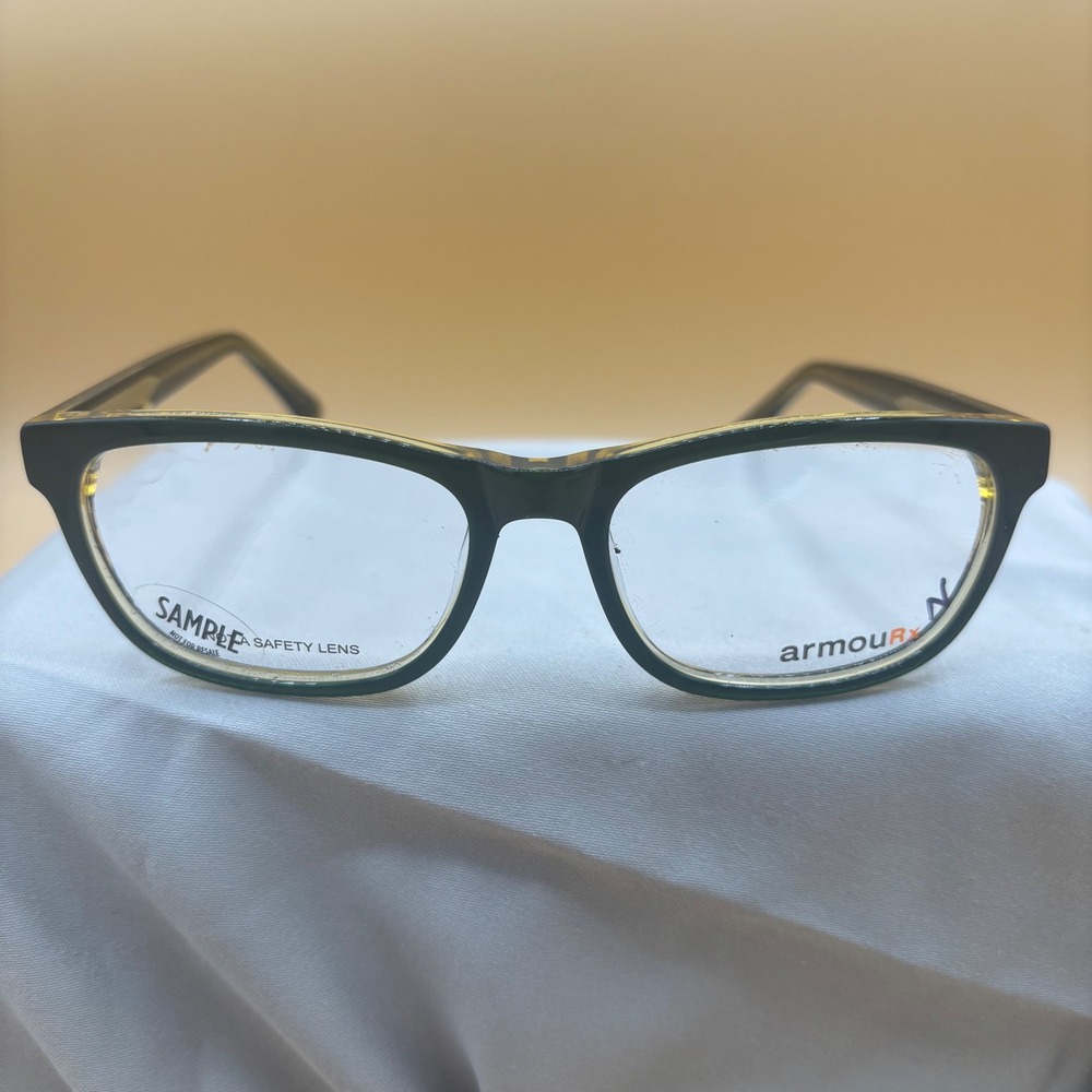 Armourx 7185 Safety Glasses‎ Frames Black Olive ANSI safety Eyeglasses 56-16-138